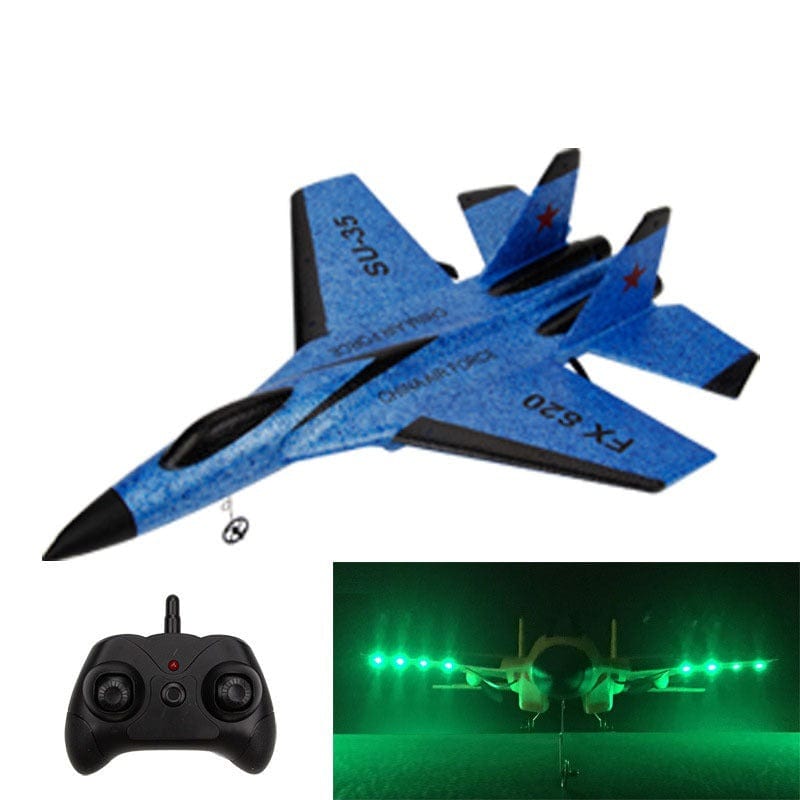 Avion de chasse télécommandé Bleu Ma boutique