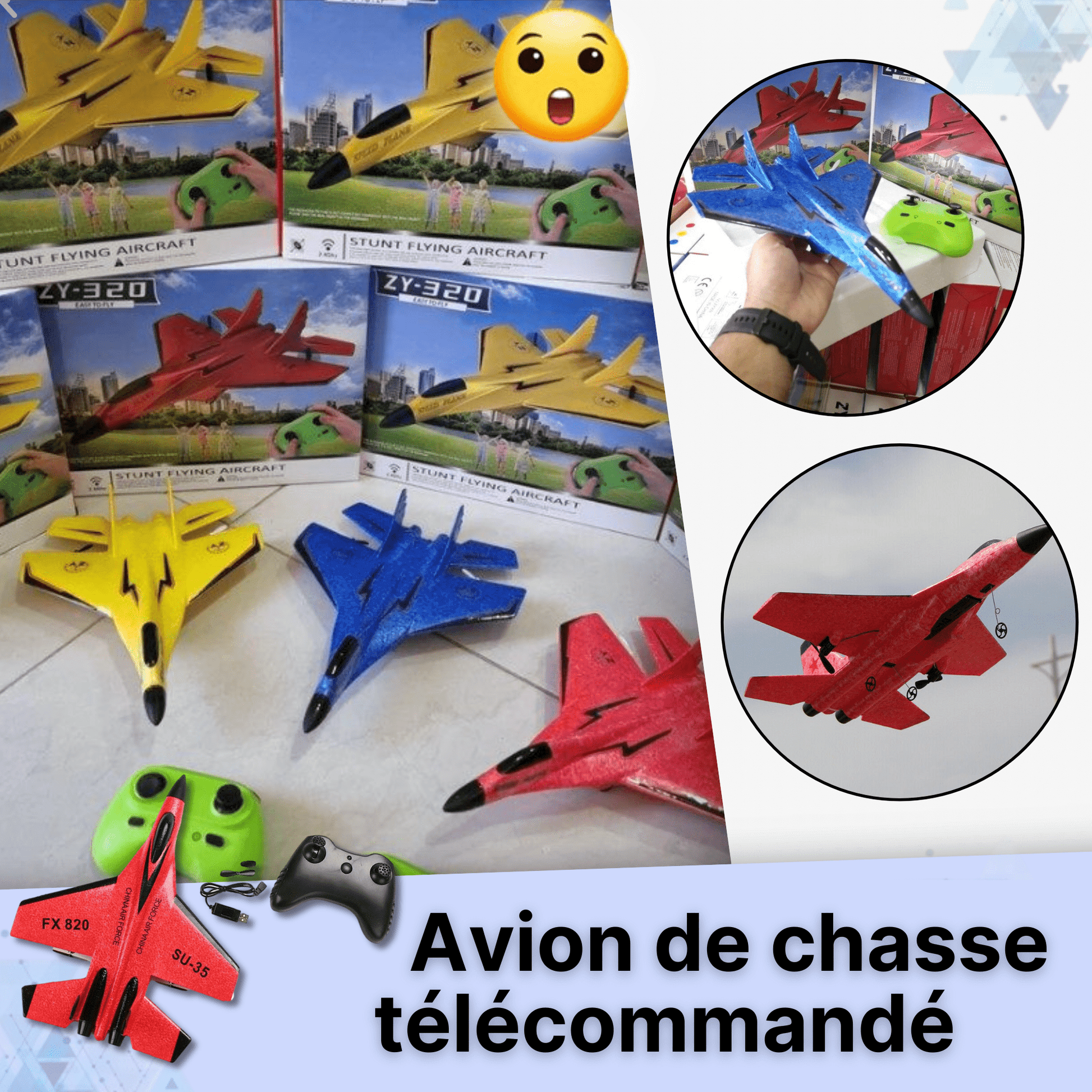 Avion de chasse télécommandé Ma boutique