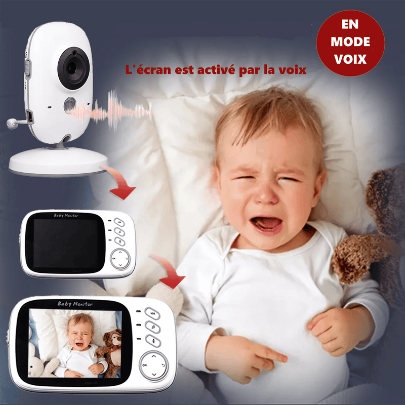 Babyphone Camera et Moniteur sans fil pour bébé boudechoux