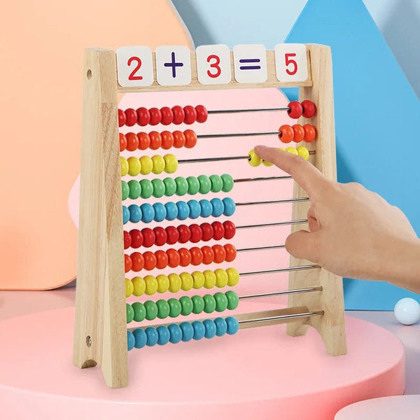 Boulier Bois Montessori Apprendre à Compté Boudechoux