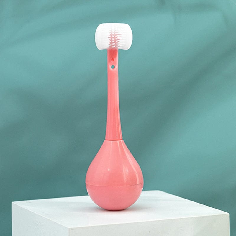 Brosse à dent enfant 3 ans Rose boudechoux