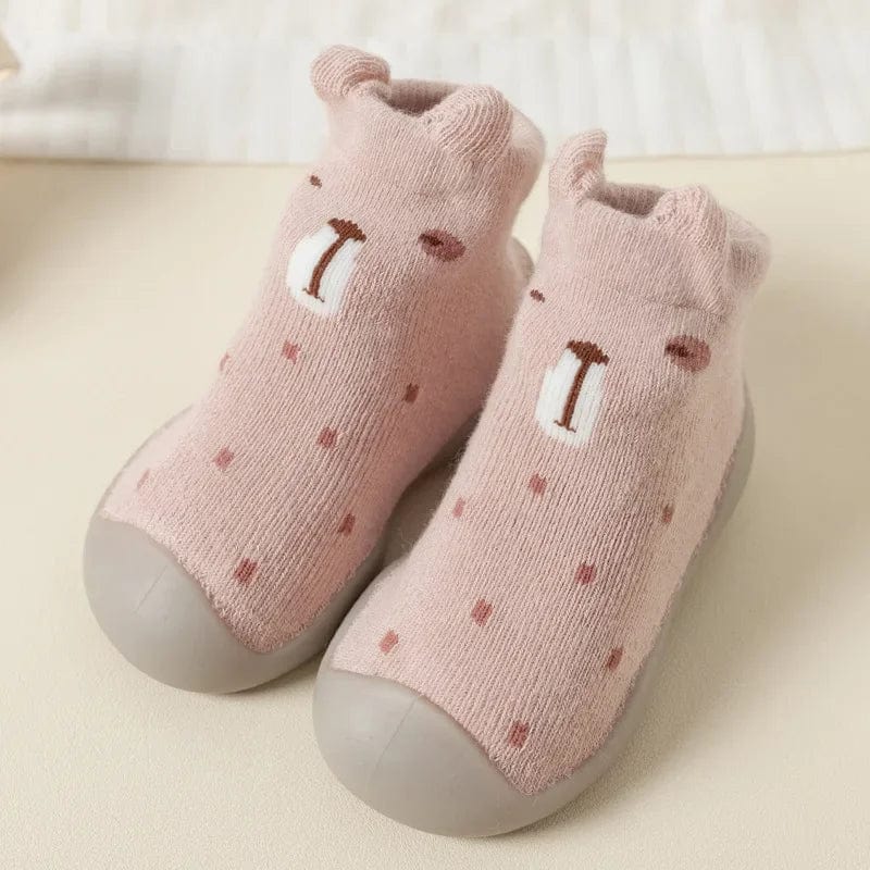 chaussette antidérapante bebe Bleu / 12-18 mois Boudechoux