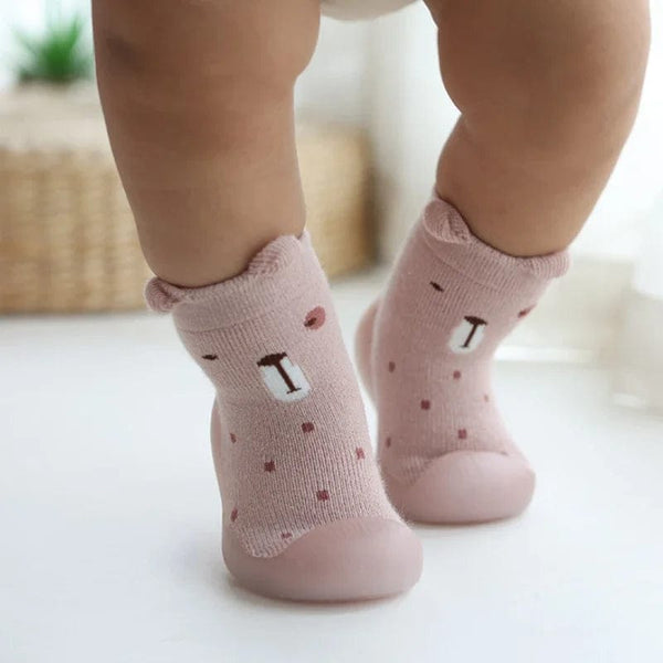 chaussette antidérapante bebe Boudechoux