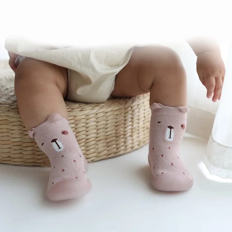 chaussette antidérapante bebe Boudechoux