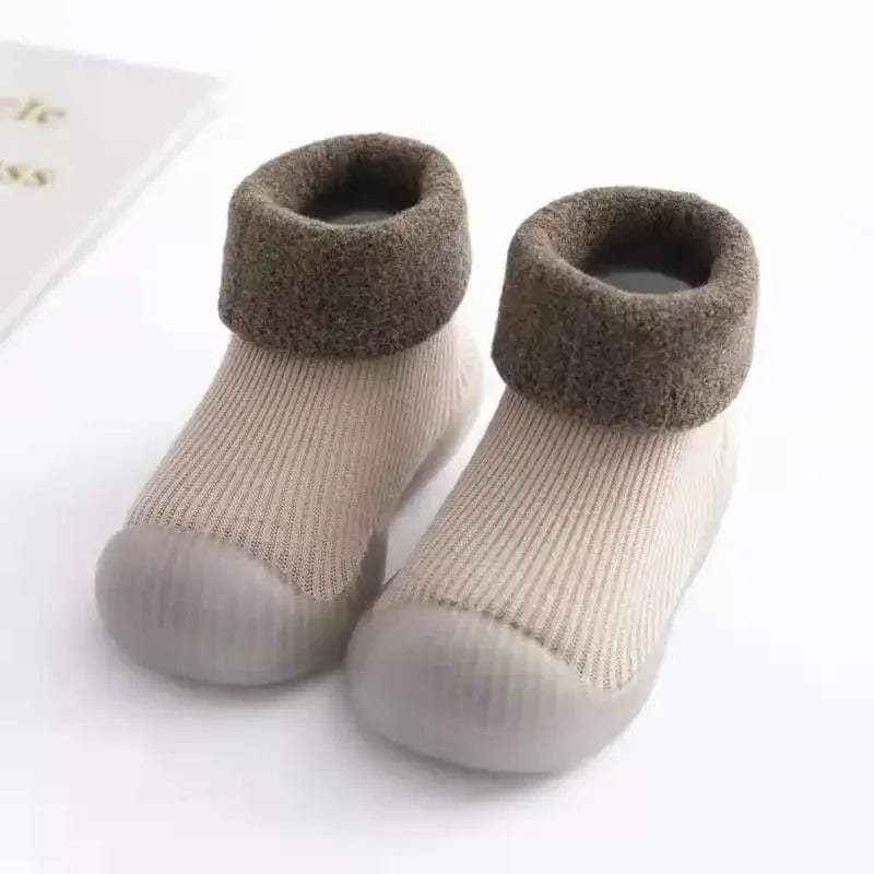 Chaussette Epaisse Bebe Beige / 0-6 mois Boudechoux