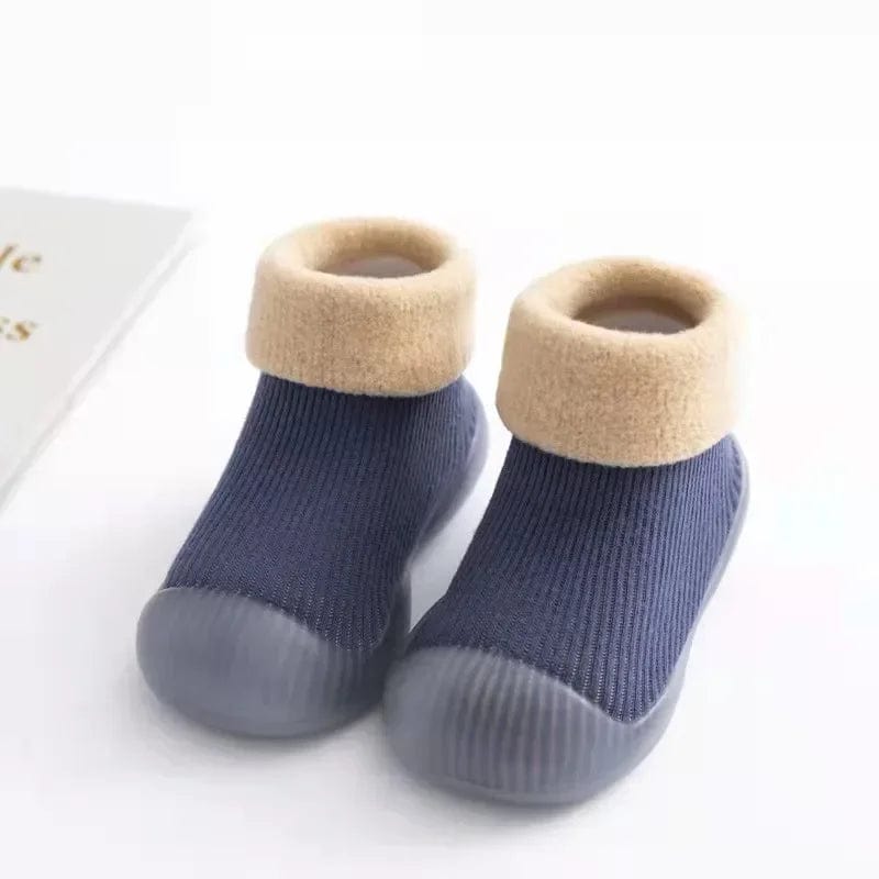 Chaussette Epaisse Bebe Bleu foncé / 0-6 mois Boudechoux