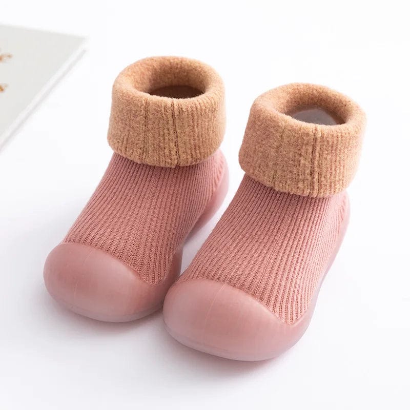 Chaussette Epaisse Bebe Rose / 0-6 mois Boudechoux