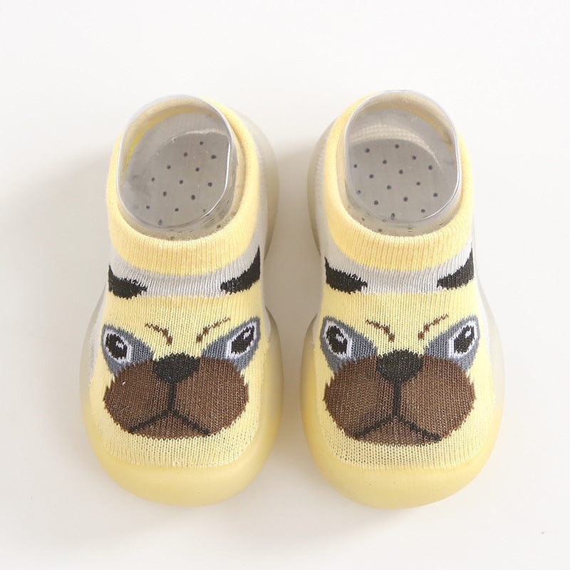 Chaussons Antiderapants pour bebe Chien Jaune / 18-19 Ma boutique