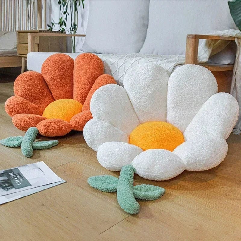 Coussin de chaise doux  en forme de fleur boudechoux