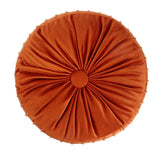 Coussin de Siège Rond  décoration coin lecteur bébé Orange boudechoux