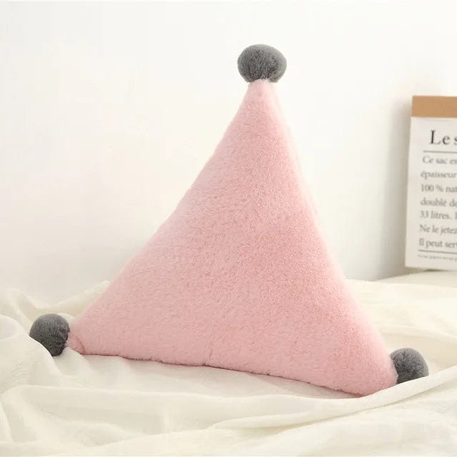 Coussins lune couronne coeur étoils chambre bébé Rose triangle boudechoux