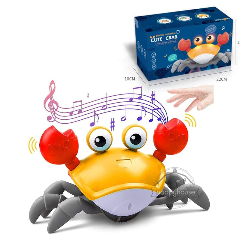 Crabe rampant avec musique et Led boudechoux