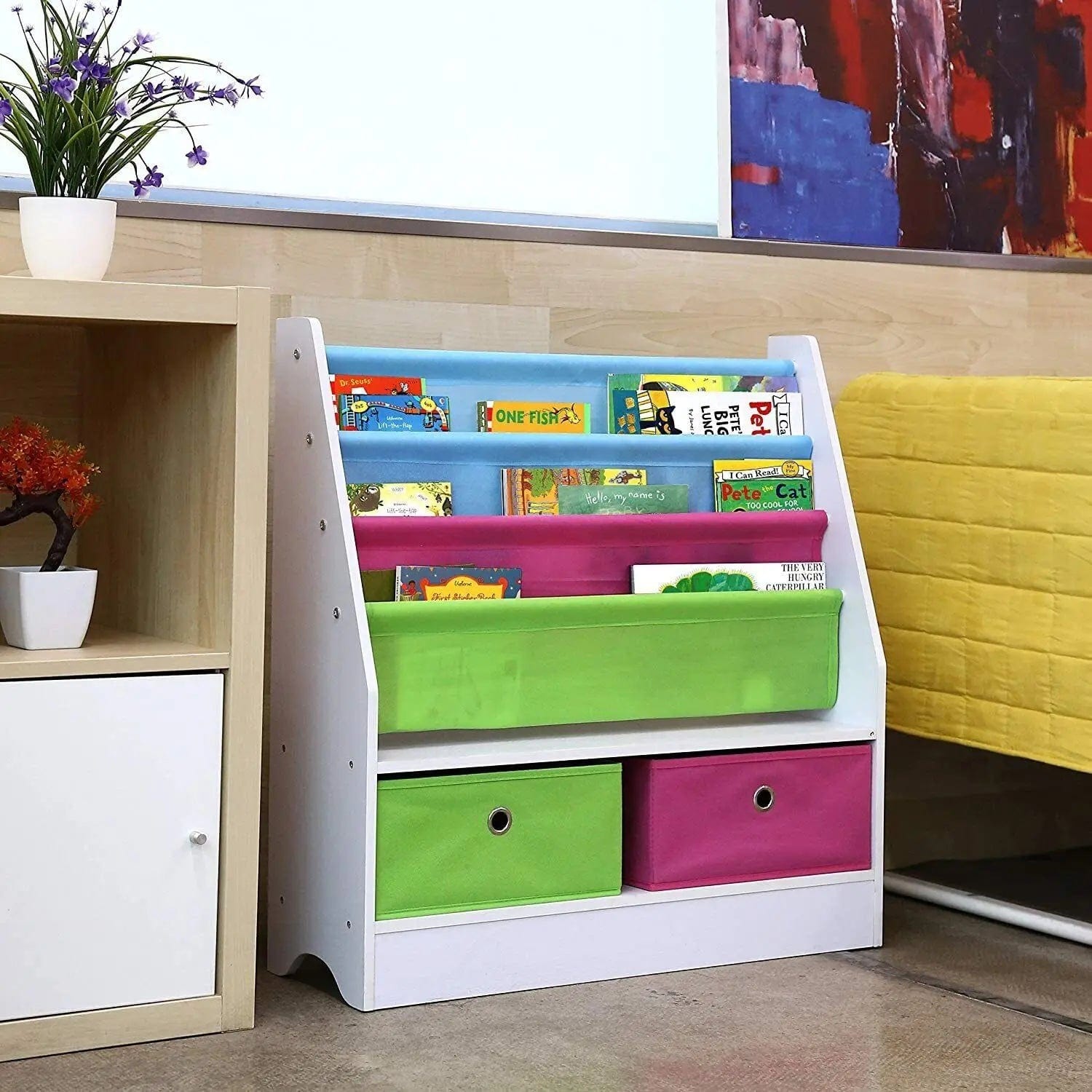 Etagère de Rangement Jouet et Livre Boudechoux