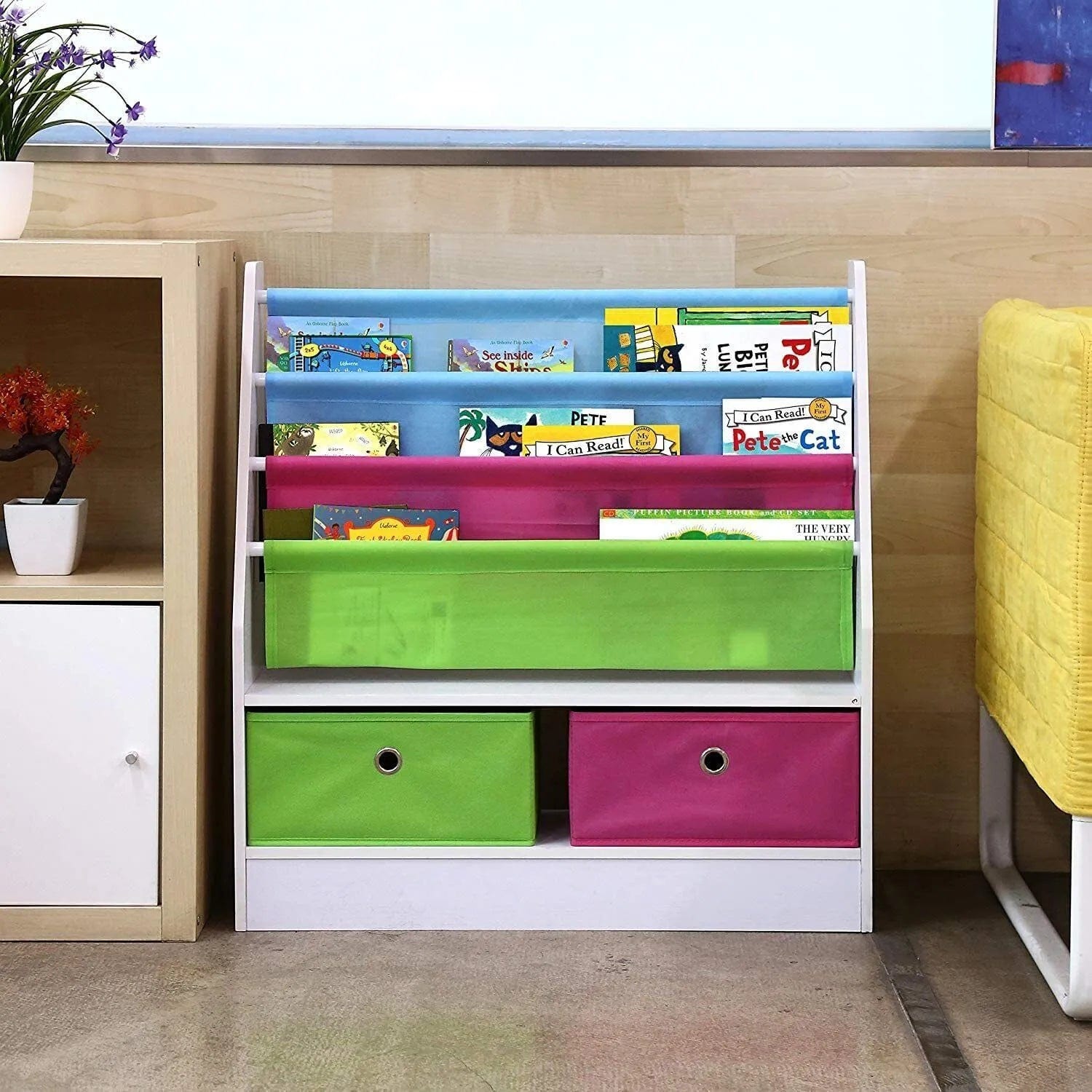 Etagère de Rangement Jouet et Livre Boudechoux