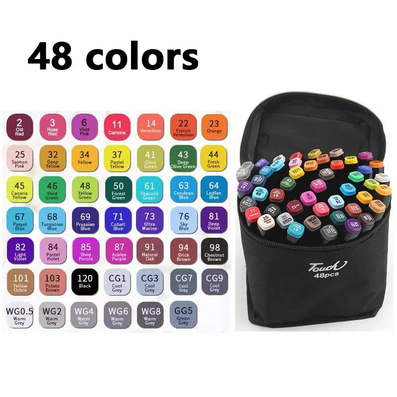 Feutres Coloriage 48 Pièces Boudechoux