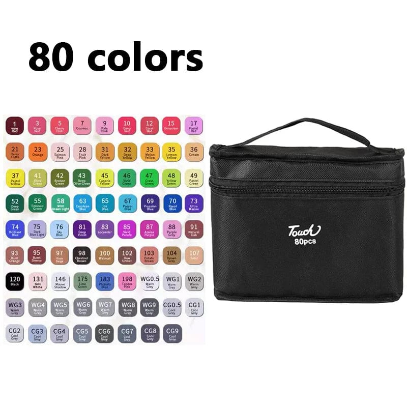 Feutres Coloriage 80 Pièces Boudechoux