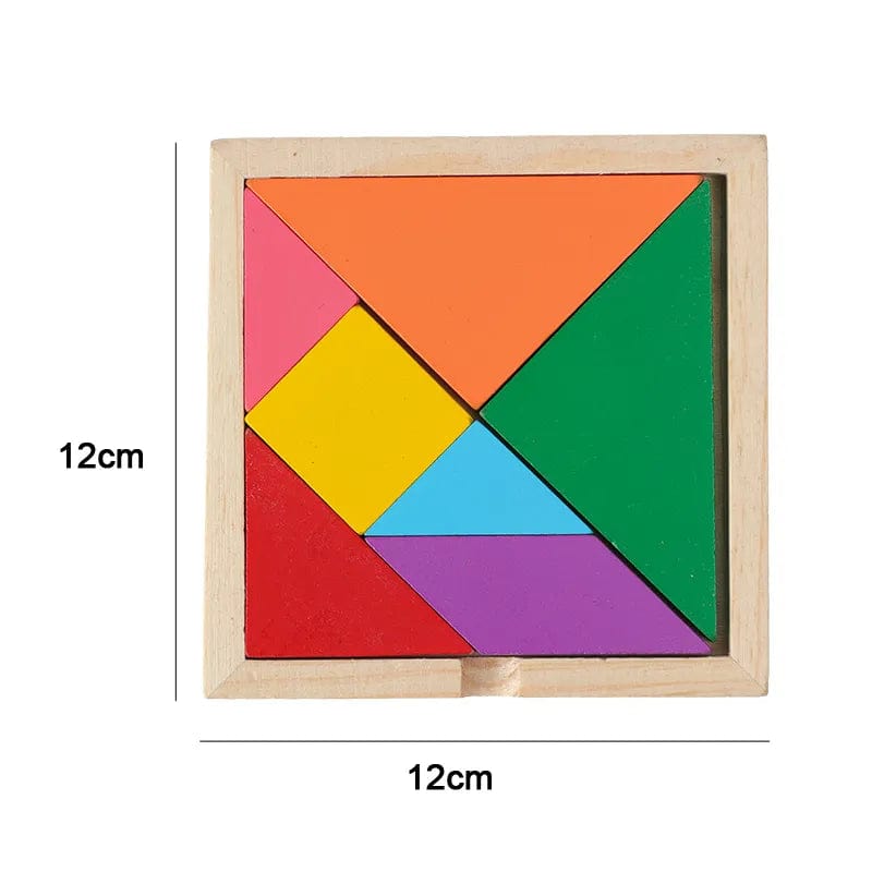 Jeux Montessori Bois Puzzle Forme 3D boudechoux