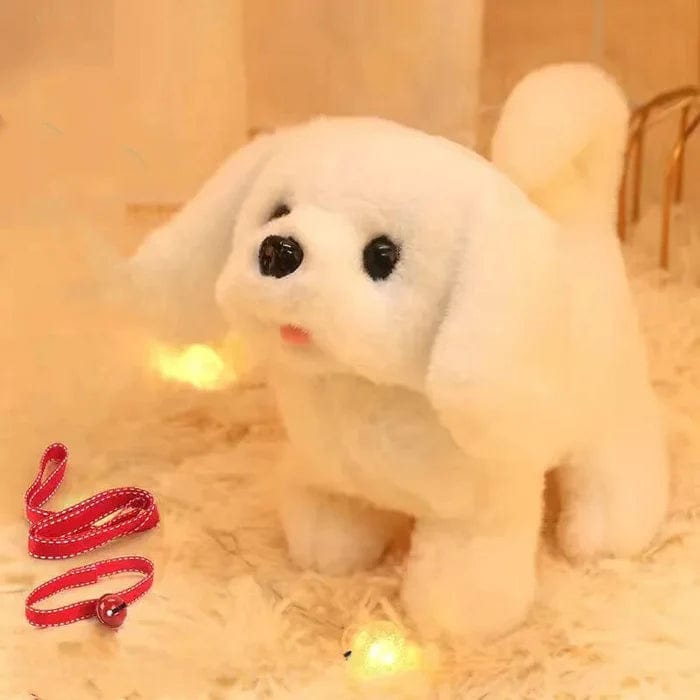 Jouet de promenade avec chiens interactifs Chien bichon boudechoux