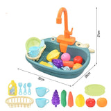 Jouet Lavabo interactif pour enfant Bleu boudechoux