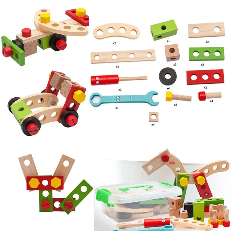 Jouets en bois montessori boudechoux