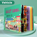 LIVRE  D'APPRENTISSAGE MONTESSORI Vehicules boudechoux