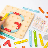 💐PUZZLE CASSE-TÊTE PERFORÉ MONTESSORI💐 boudechoux