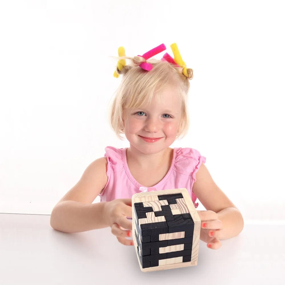 Puzzle Cube en Bois Boudechoux