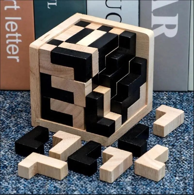 Puzzle Cube en Bois Boudechoux