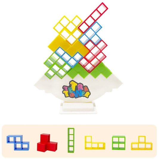 Puzzle de la tour tetris pour enfants boudechoux