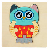 Puzzle en bois Montessori Safar Hibou boudechoux