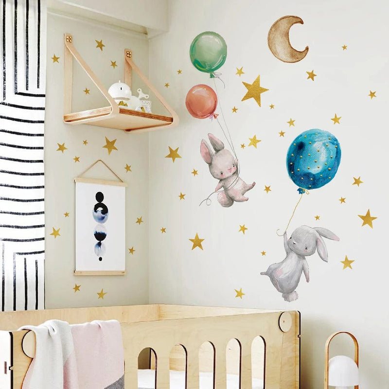 Stickers Mural Bebe boudechoux