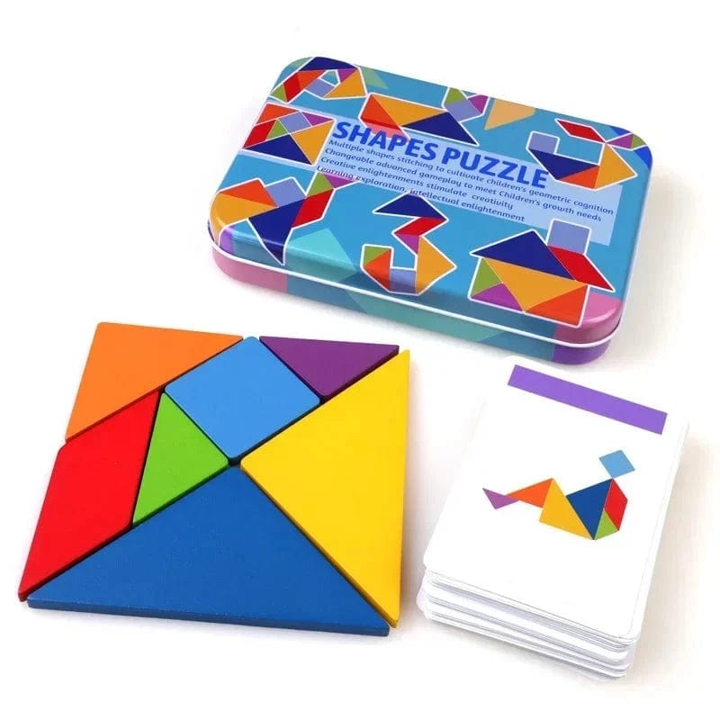 Tangram Jeu Montessori 3 4 5 ans Multicolor Boudechoux