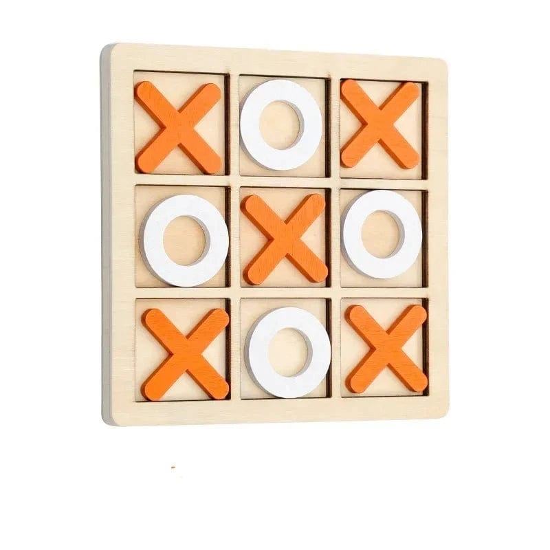 Tangram Jeu Montessori 3 4 5 ans Orange Boudechoux