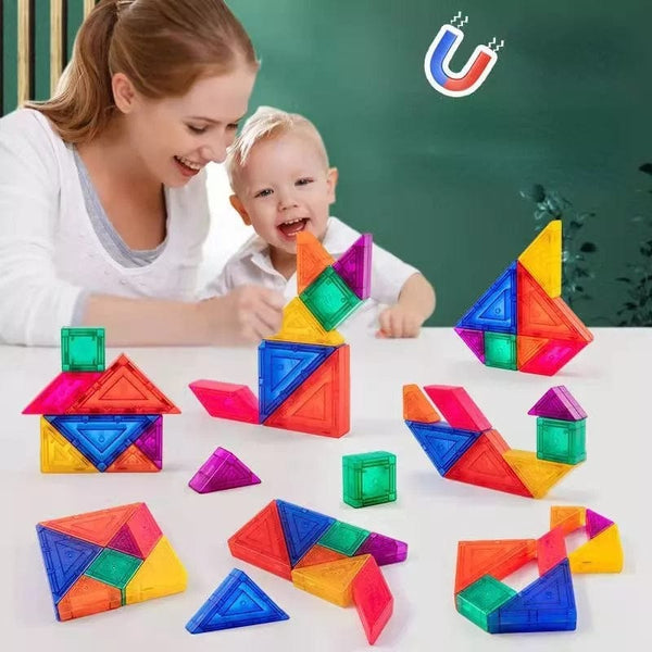 Tangram Puzzle Magnetique Boudechoux