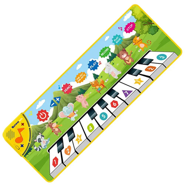 Tapis de Dance Piano Musical pour Enfants C 100x36cm boudechoux