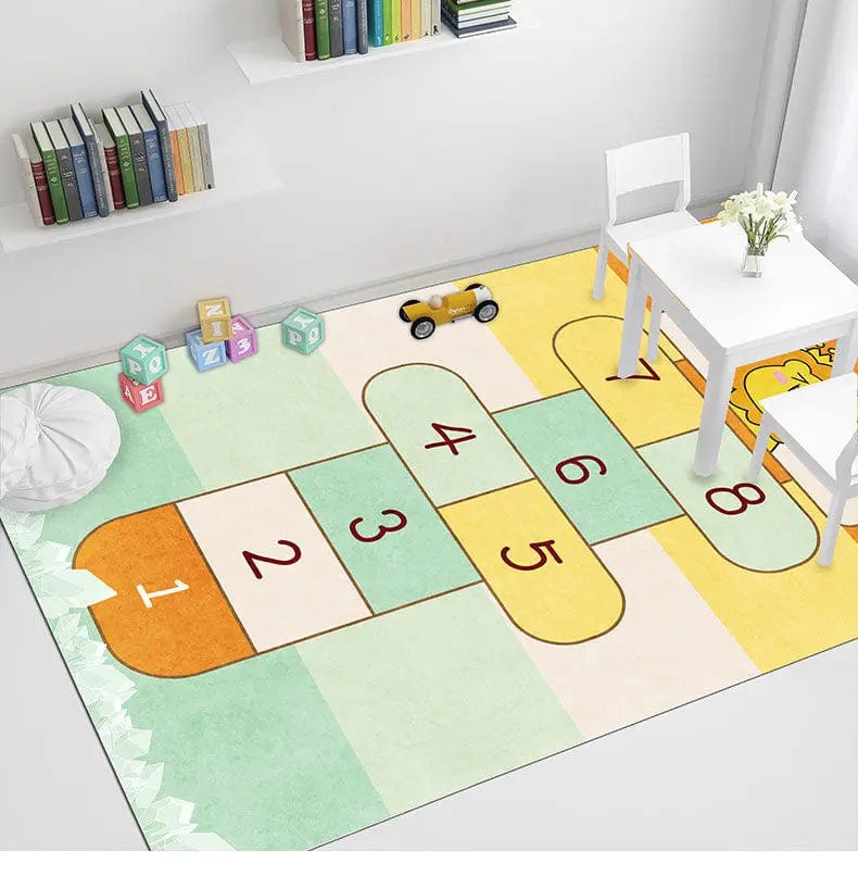 Tapis de jeux de société -   Marelle enfants boudechoux