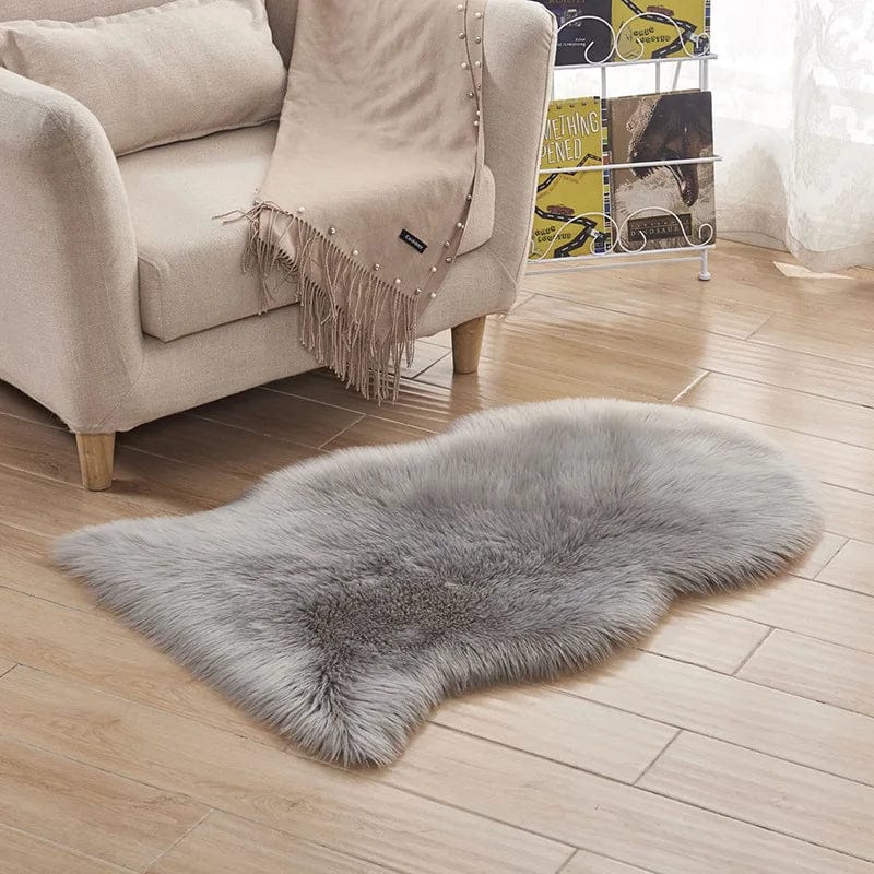 Tapis Peau d’agneau décoration chambre boudechoux