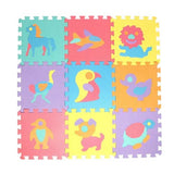 TAPIS PUZZLE BÉBÉ EN MOUSSE 10 Pcs Animaux boudechoux