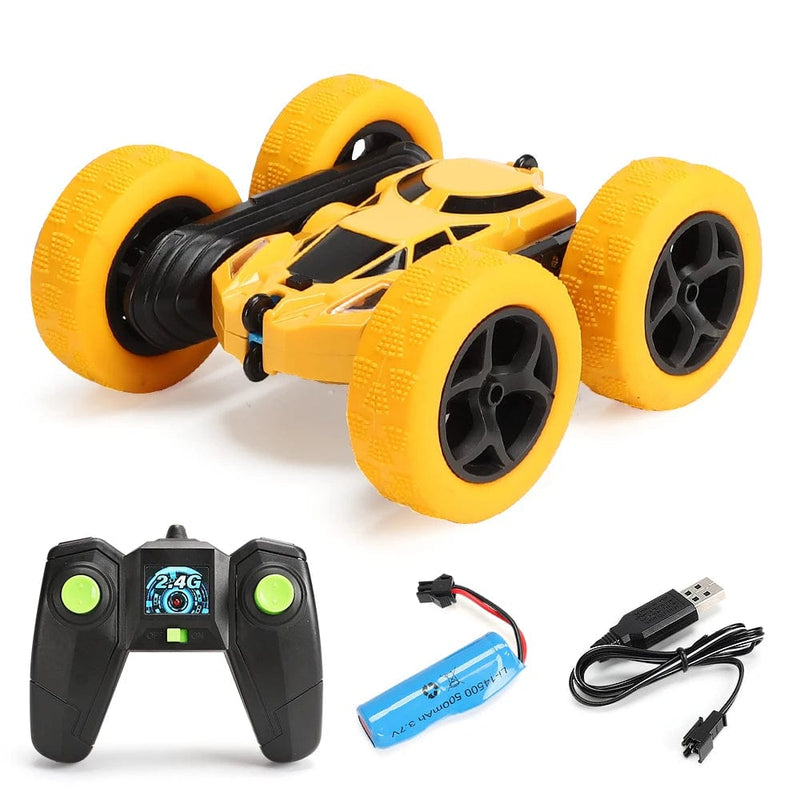 Voiture de Course Rechargeable RC Car Jaune boudechoux